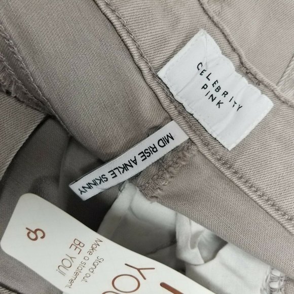 Dark Ash Colored Ankle-Length Skinny Jeans Casual - Picture 7 of 7